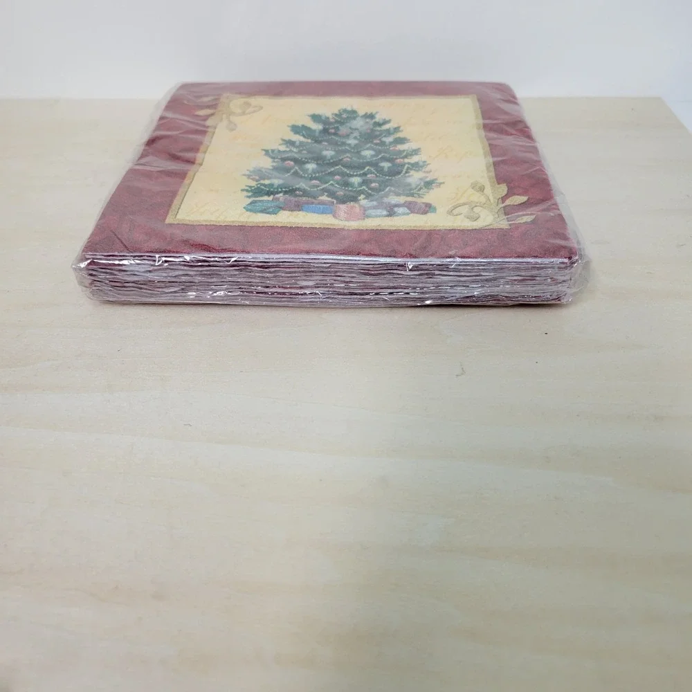 DesignWare Christmas Tree Luncheon Napkins‎ 16 Ct Holiday Party Decor Sealed